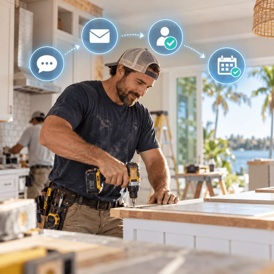 AI following up with a homeowner